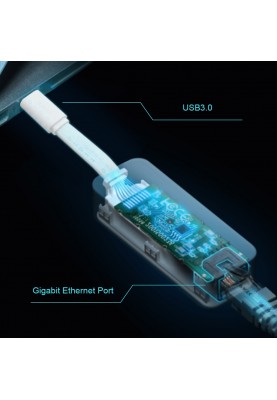 Мережевий адаптер USB Type-C RJ45 Gigabit Ethernet