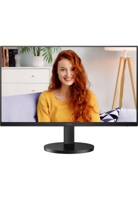 TFT 27" AOC U27B3AF, IPS, 4K UHD, HDMIx2, DP, HAS, колонки, чорний