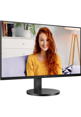 TFT 27" AOC U27B3AF, IPS, 4K UHD, HDMIx2, DP, HAS, колонки, чорний