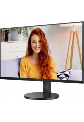 TFT 27" AOC U27B3AF, IPS, 4K UHD, HDMIx2, DP, HAS, колонки, чорний