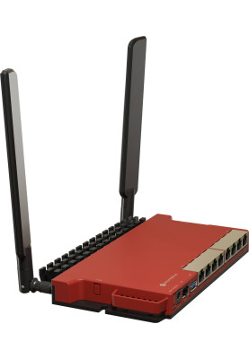 Маршрутизатор Mikrotik L009UiGS-2HaxD-IN, WiFi6 2.4GHz 802.11b/g/n/ax, 800MHz CPU, 512MB RAM, 8x1G E