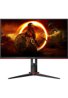 TFT 27" AOC Q27G2S/EU, IPS, QHD, 1ms, 165Hz, HDMI x 2, DP, HAS, pivot, чорний з червоним