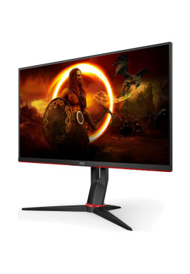 TFT 27" AOC Q27G2S/EU, IPS, QHD, 1ms, 165Hz, HDMI x 2, DP, HAS, pivot, чорний з червоним