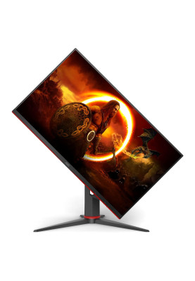 TFT 27" AOC Q27G2S/EU, IPS, QHD, 1ms, 165Hz, HDMI x 2, DP, HAS, pivot, чорний з червоним