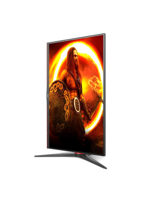 TFT 27" AOC Q27G2S/EU, IPS, QHD, 1ms, 165Hz, HDMI x 2, DP, HAS, pivot, чорний з червоним