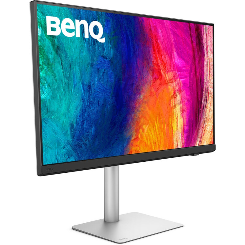 TFT 32" BenQ PD3226G, IPS, 4K, 144Hz, HDMI, DP, USB-C, HAS, Pivot, кол., біло-сріблястий