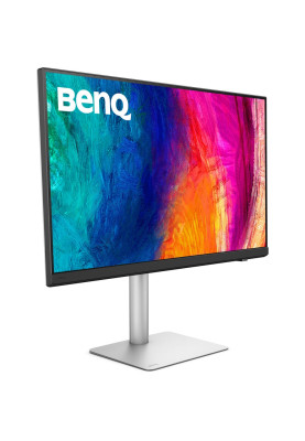 TFT 32" BenQ PD3226G, IPS, 4K, 144Hz, HDMI, DP, USB-C, HAS, Pivot, кол., біло-сріблястий