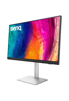 TFT 32" BenQ PD3226G, IPS, 4K, 144Hz, HDMI, DP, USB-C, HAS, Pivot, кол., біло-сріблястий