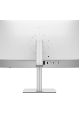 TFT 32" BenQ PD3226G, IPS, 4K, 144Hz, HDMI, DP, USB-C, HAS, Pivot, кол., біло-сріблястий