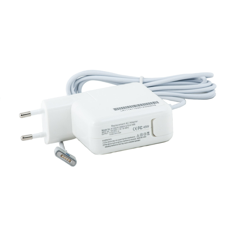 Блок живлення для ноутбуків PowerPlant APPLE 220V, 45W 14.85V 3.05A (MagSafe2)