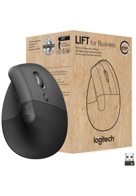 Мишка Logitech Lift Bluetooth Vertical Ergonomic Mouse Black