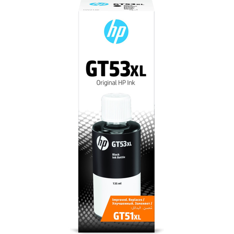 Чорнило HP GT53XL Ink Tank 115/315/319/410/415/419, Smart Tank 500/515/530/615 Black (1VV21AE)