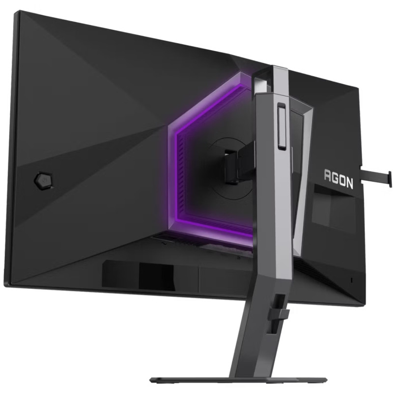 TFT 24.1" AOC AG246FK6, Ultra-Fast TN eSports, 610Hz, 2xHDMI, DP, USB-hub, HAS, Pivot, чорно-сірий
