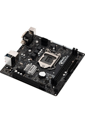 Материнська плата ASRock H310CM-DVS (1151/H310, 2*DDR4, 1xPCIex16, VGA/DVI-D, 4xSATAІІІ, GLan, 8ch, mATX)