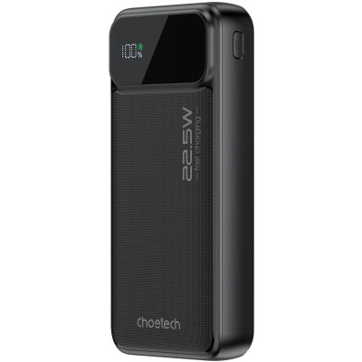 УМБ Choetech 20000mAh 22.5W PD,QC3.0 2USB-A+USB-C In/Out Black