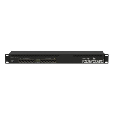 Маршрутизатор Mikrotik RB2011iL-RM with Atheros 74K MIPS CPU, 64MB RAM, 5xLAN, 5xGbit LAN, RouterOS L4, 1U rackmount case, PSU