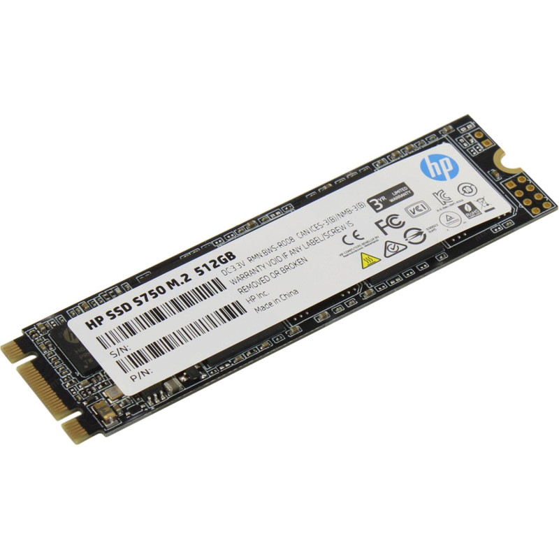 SSD 512Gb HP S750 M.2 2280 SATA III 3D NAND TLC