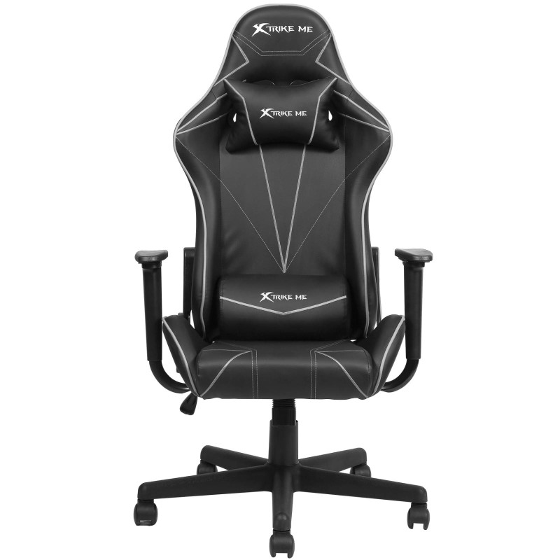 Крісло ігрове XTRIKE ME Advanced Gaming Chair GC-909, 50мм, чорно-сіре