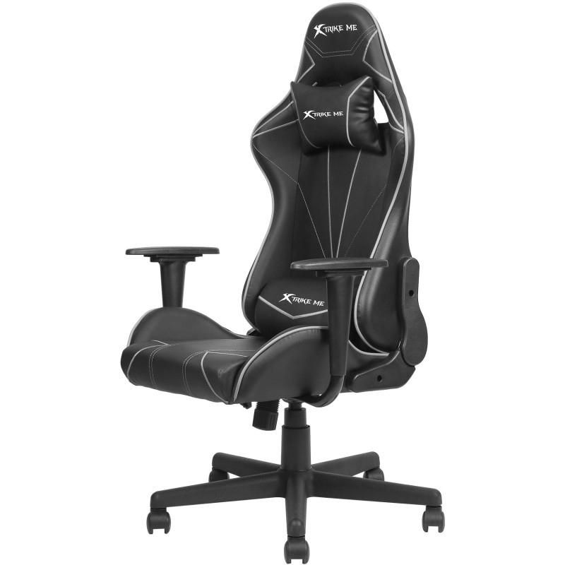 Крісло ігрове XTRIKE ME Advanced Gaming Chair GC-909, 50мм, чорно-сіре
