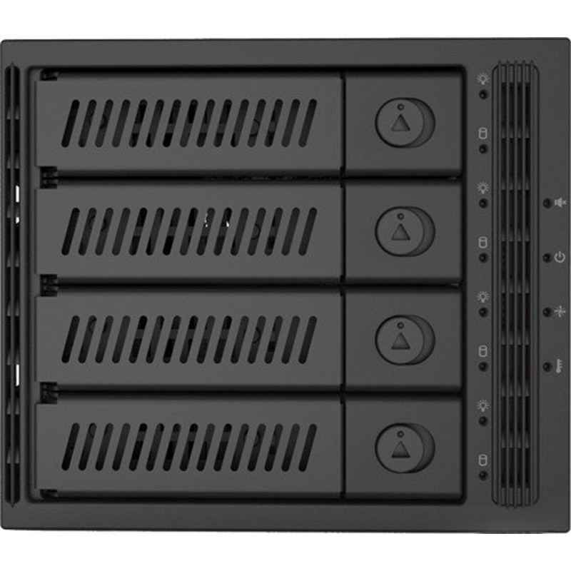 Бекплейн Chieftec CMR-3141SAS 3x5.25" -> 4x3.5" HDDs Hot-Swap Metal