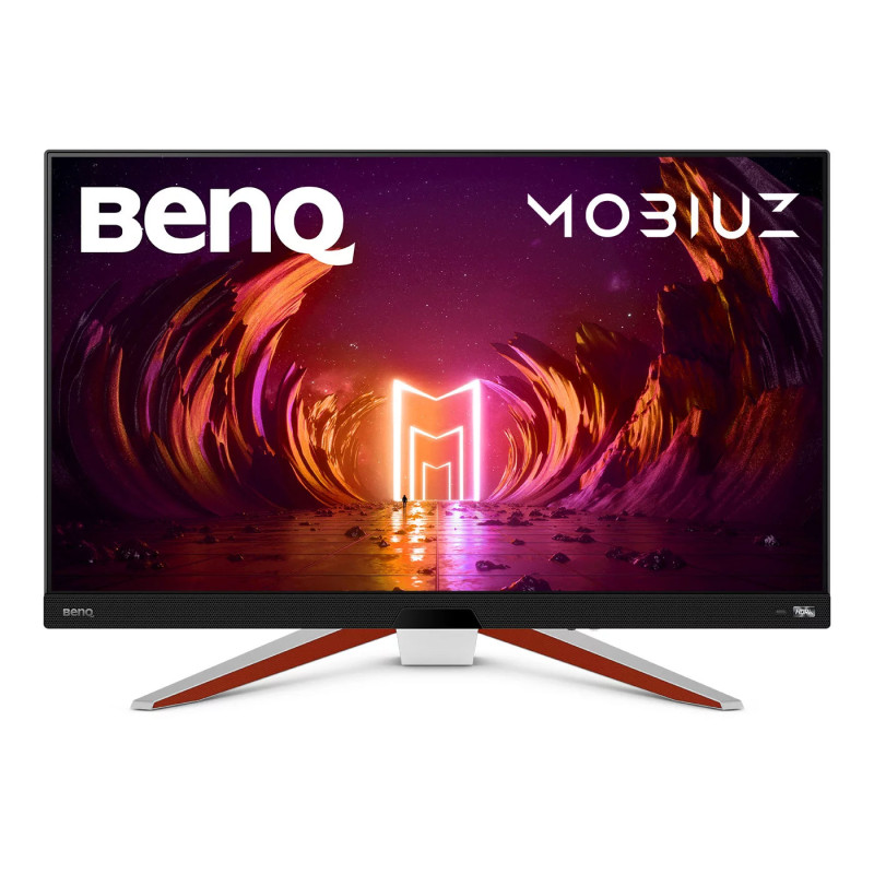 TFT 27" BenQ EX2710U, 4K UHD, IPS, 144Hz, 1 мс, 2хHDMI, DP, USB-hub, HAS, колонки, білий