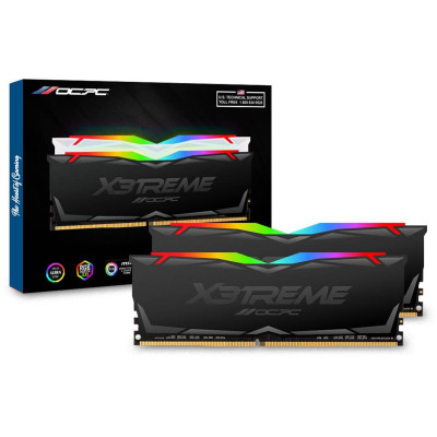 DDR4 64Gb 3600MHz (2*32Gb) OCPC X3 RGB Black, Kit
