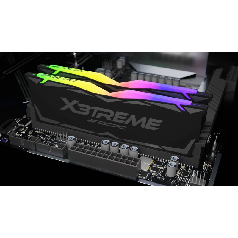 DDR4 64Gb 3600MHz (2*32Gb) OCPC X3 RGB Black, Kit
