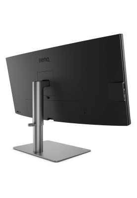 TFT 34" BenQ PD3420Q, IPS, WQHD, 2 x HDMI, DP, USB-C, USB-hub, HAS, колонки, темно-сірий