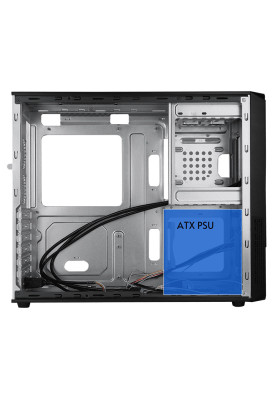 Корпус Chieftec UNI UC-03B-OP, без БЖ, ATX, Black