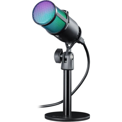 Ігровий стрім мікрофон Defender Glow GMC 400 USB, RGB, 1.3 м