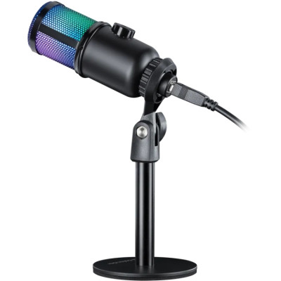 Ігровий стрім мікрофон Defender Glow GMC 400 USB, RGB, 1.3 м