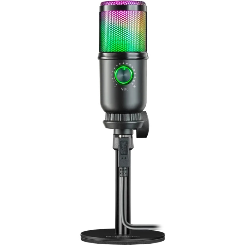 Ігровий стрім мікрофон Defender Glow GMC 400 USB, RGB, 1.3 м