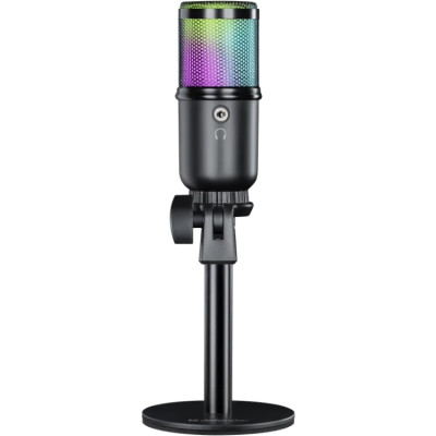 Ігровий стрім мікрофон Defender Glow GMC 400 USB, RGB, 1.3 м