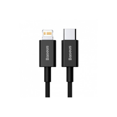 Кабель USB 2.0 Type-C M-Lightning M, 0.5 м, 3.0A,PD,Superior Series чорний, CATLYS Baseus