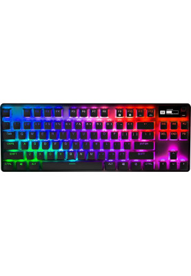 Клавіатура ігрова SteelSeries Apex Pro TKL WL UA HyperMagnetic Switches, OmniPoint 2.0, OLED