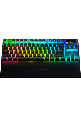 Клавіатура ігрова SteelSeries Apex Pro TKL WL UA HyperMagnetic Switches, OmniPoint 2.0, OLED