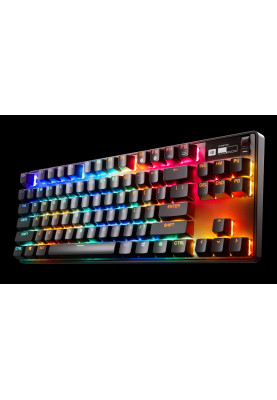 Клавіатура ігрова SteelSeries Apex Pro TKL WL UA HyperMagnetic Switches, OmniPoint 2.0, OLED