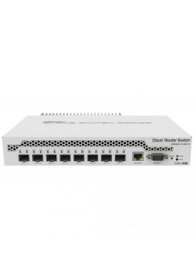 Комутатор Mikrotik CRS309-1G-8S+IN, 8xSFP+, 1хGE PoE In managment, RS232, L3)