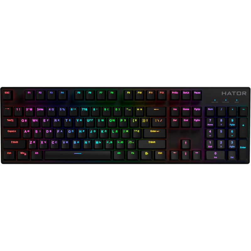 Клавіатура Hator Starfall RGB Premium Pink switch