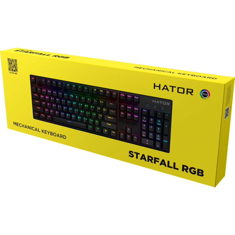 Клавіатура Hator Starfall RGB Premium Pink switch