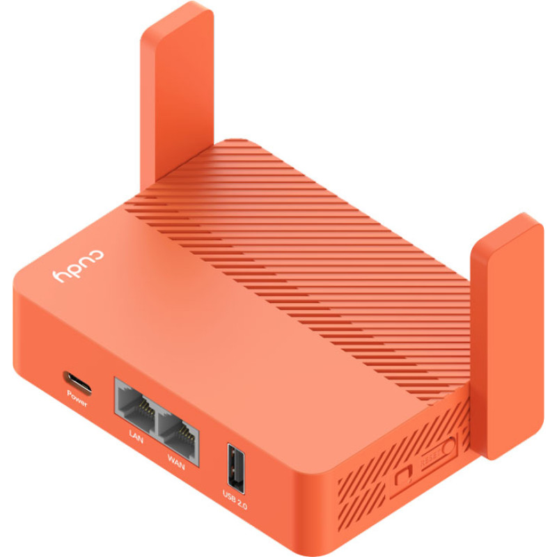 Маршрутизатор Cudy TR1200, AC1200 Wi-Fi Mesh Router w USB, 2×10/100Mbps RJ45, USB Type-C power in.