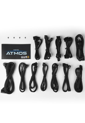 БЖ 850W Chieftec ATMOS CPX-850FC ATX 3.0 120 mm, 80+ GOLD, Cable management, retail