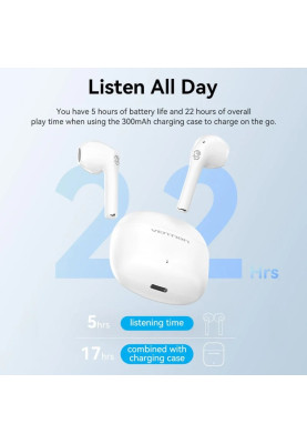 Навушники TWS Vention Elf Earbuds E02 White