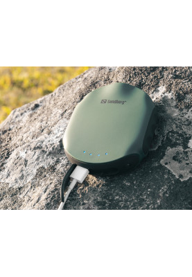 УМБ Sandberg Survivor 10000mAh, 2xUSB, IPX6, міні-компас та ліхтарик