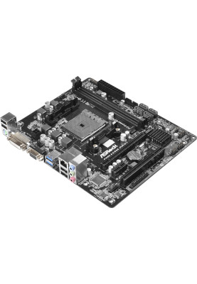 материнська плата ASRock FM2A68M-DG3+/REF (FM2+, A68, 2xDDR3, 4xSATAIII, RAID,1*PCI-E x16, 1 x PCI, GLan, mATX)