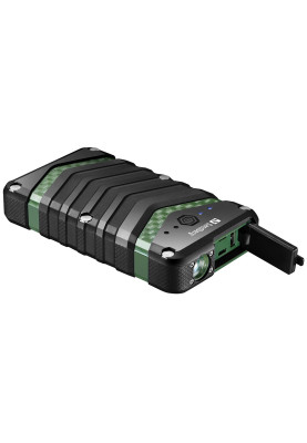 УМБ Sandberg Survivor 20100mAh IP67, LED Torch, 2xUSB, 2.4A, Type-C OUT, LED ліхтар
