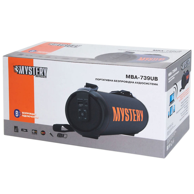 Портативна акустика MYSTERY MBA-739UB Blue