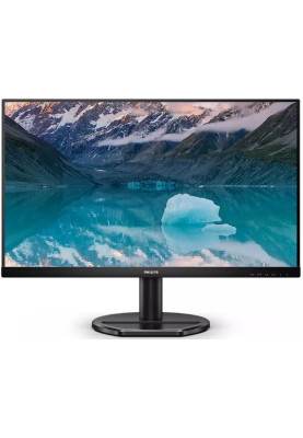 Монітор TFT 23.8" Philips 242S9JAL, FHD, VA, 75Гц, D-Sub, HDMI, DP, USB-hub, колонки, чорний