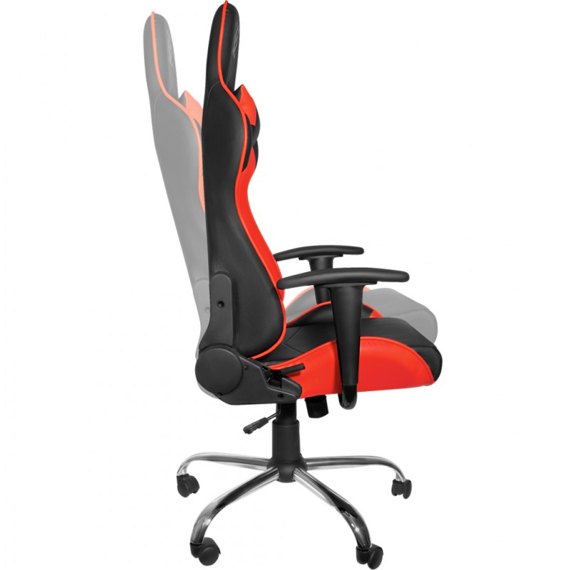 Крісло ігрове Defender Azgard поліуретан, 60мм, Клас 4, Black/Red