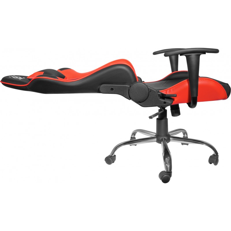Крісло ігрове Defender Azgard поліуретан, 60мм, Клас 4, Black/Red
